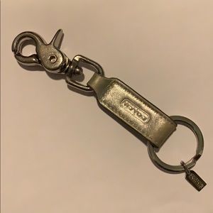 Vintage Metallic Coach Keychain